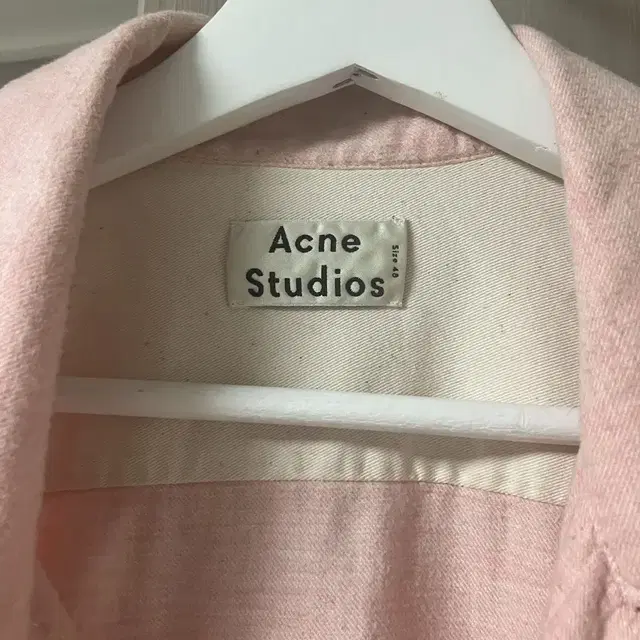 [48] 아크네 스튜디오 acne studio 웨스턴 핑크 셔츠