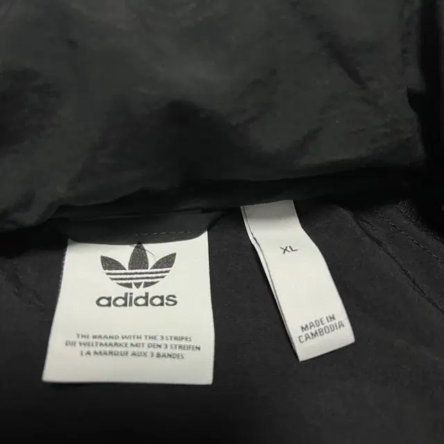 ADIDAS 아디다스 삼선 바람막이자켓(XL)