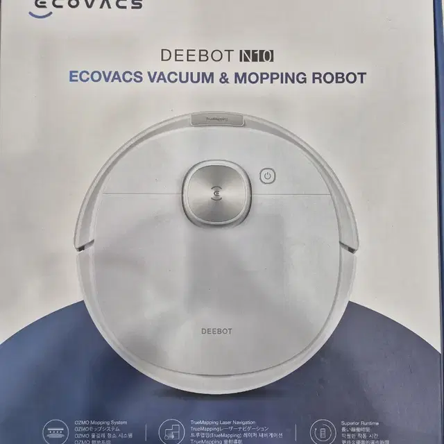 ECOVACS DEEBOT N10 로봇 청소기 판매합니다.