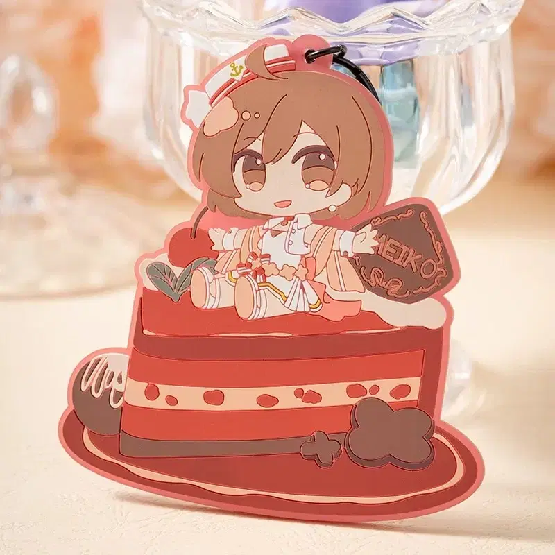 Vocaloid Bocaro Mayko Fruitcake Rubber Strap keyring Prosecco Prosecco Decoration