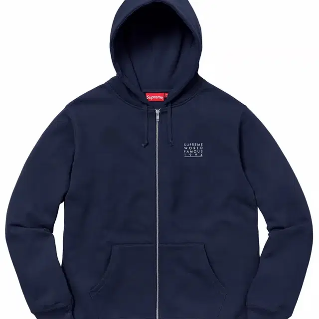 supreme world famous 1994 hood zip up