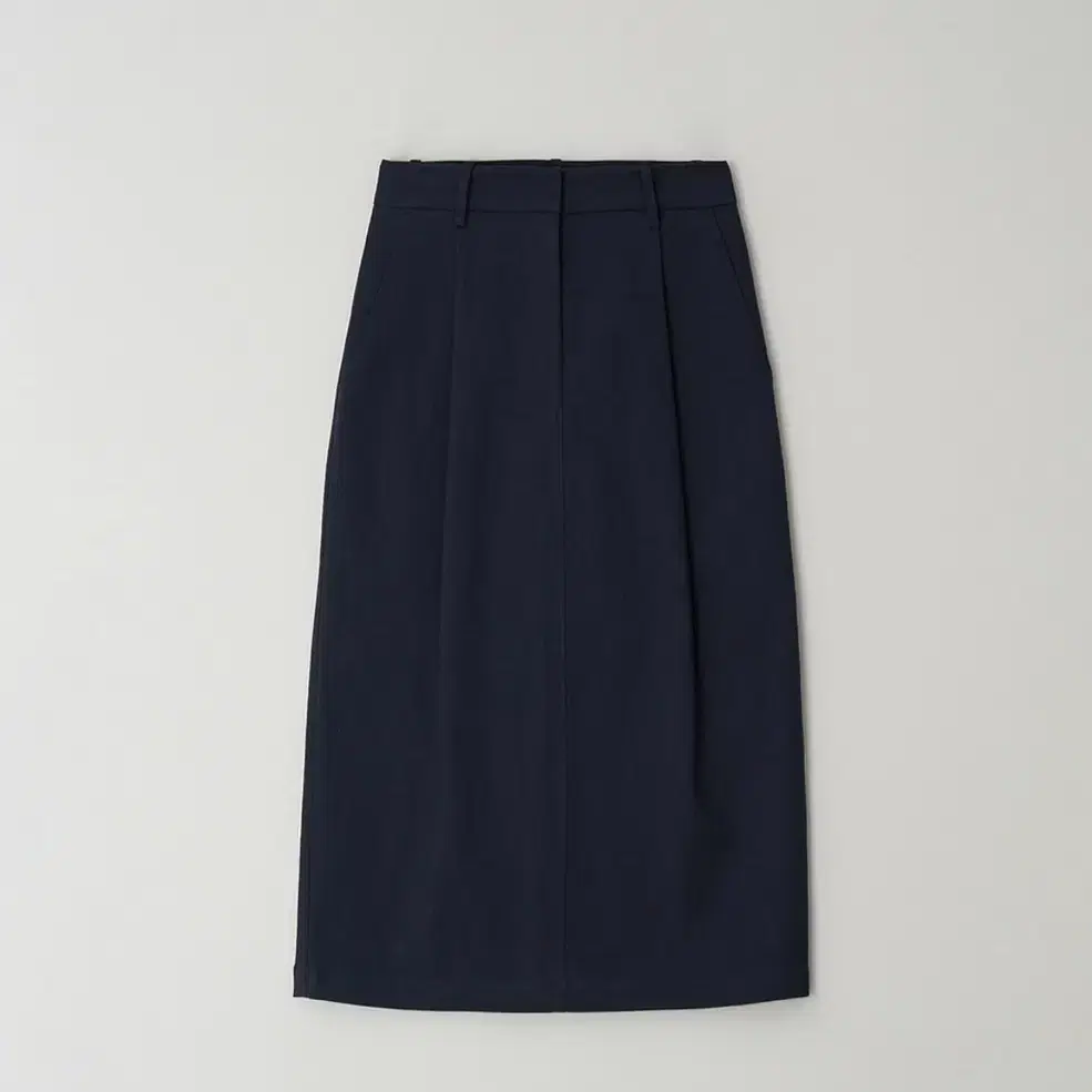 LEAU 로우 스커트 Le cotton skirt_navy