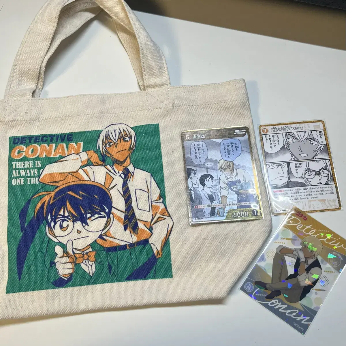 Conan Amuro Furuya EcoBag Bag photocard Pasha Huabocha TCG Game Card Original Artwork