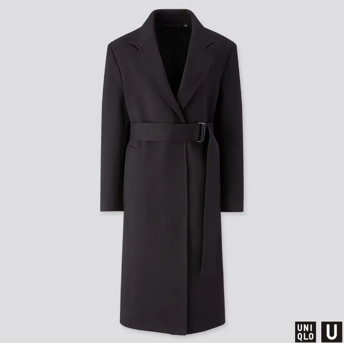 UNIQLO U jersey belted coat