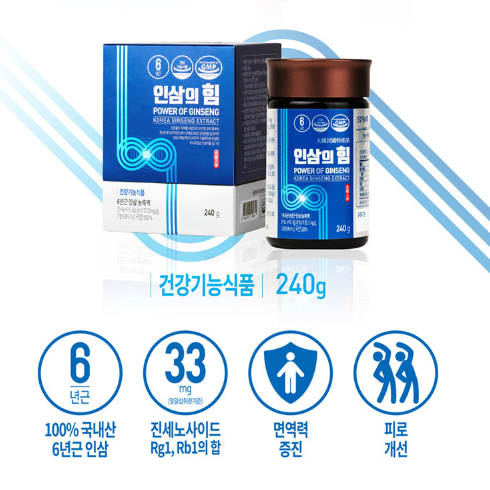 대동고려삼 인삼의힘 240g x2BOX