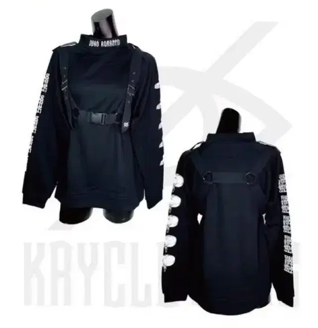 kry  clothing 하네스 슬리브 티 양지뢰 지뢰계 중성계 딤아모르