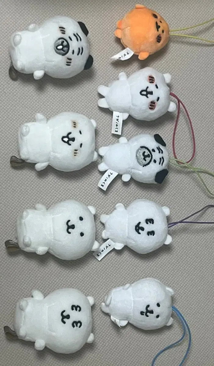 8cm 농담곰, 침담곰, 눈팅팅곰, 발그레곰