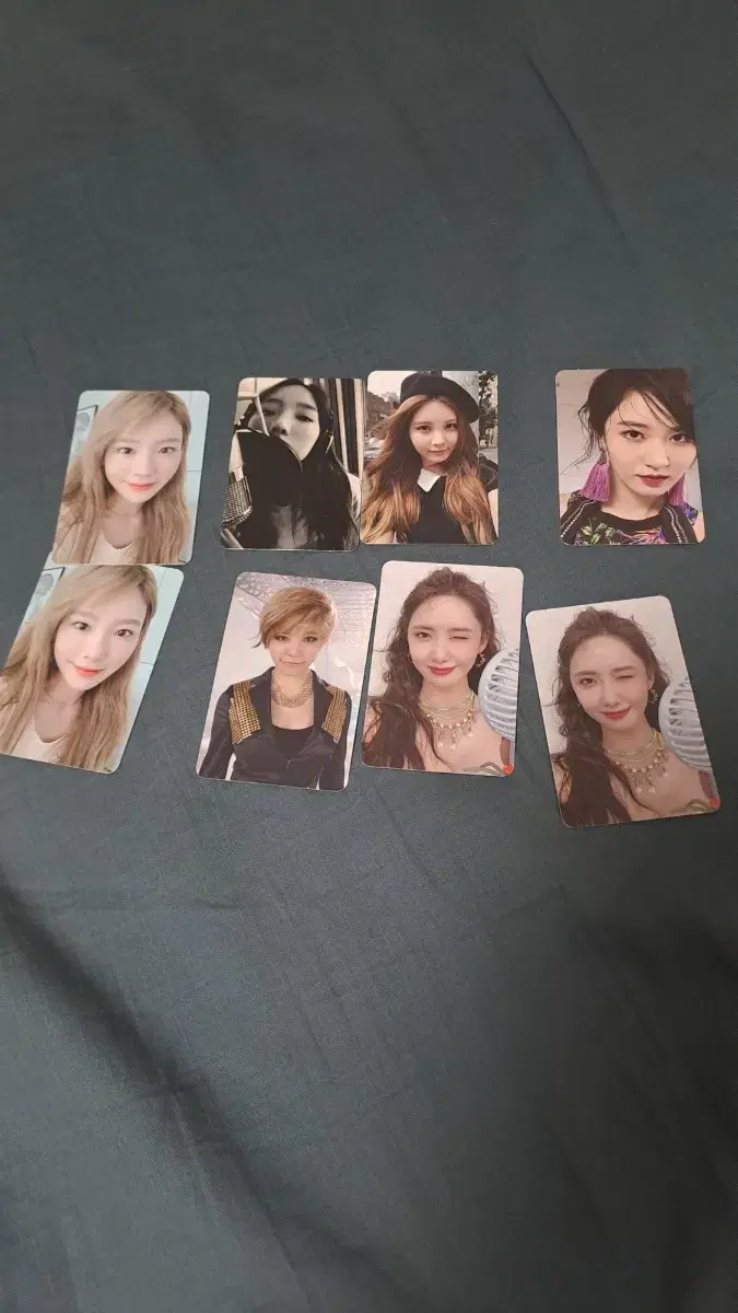 Girls Generation photocard sells them for 3000 won each.