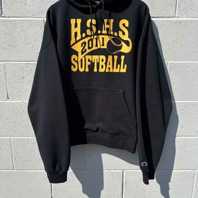 [XL] 챔피온 H.S.H.S. softball 후드 티셔츠