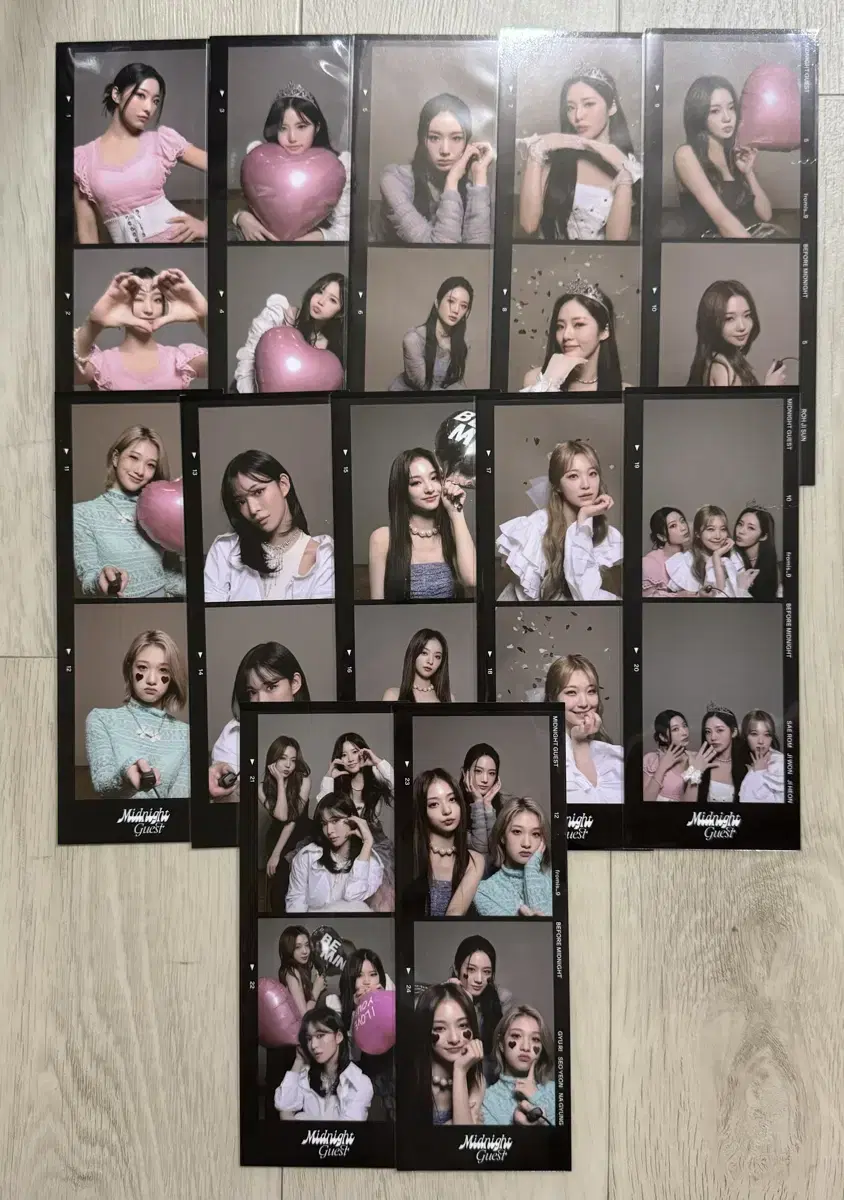 Fromis 9 DM 2 pieces bulk wts unit individual