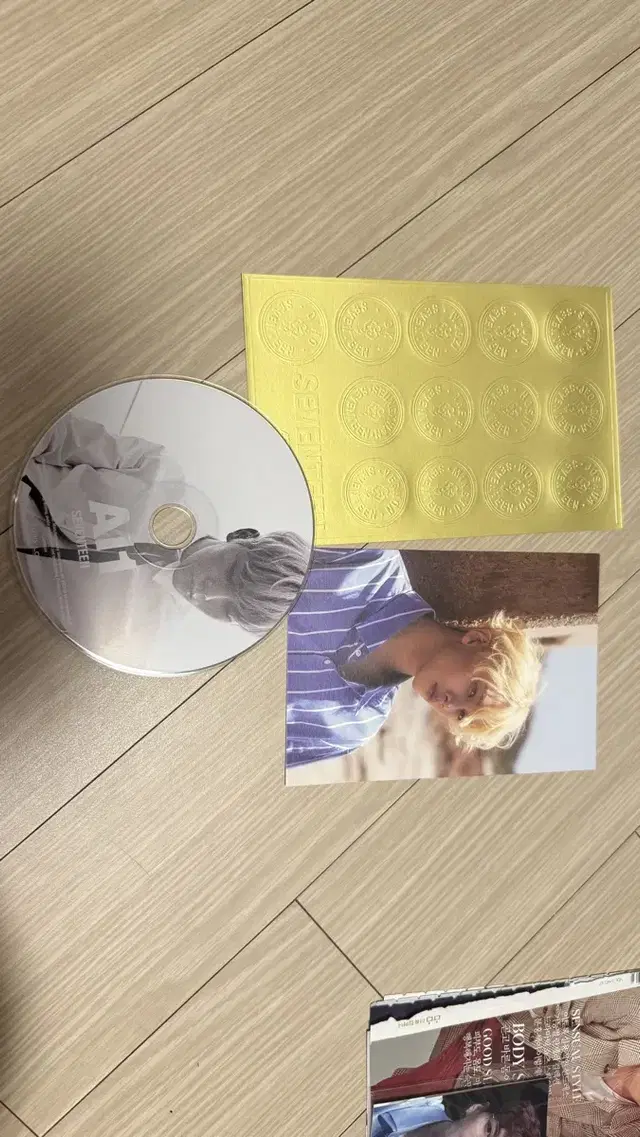 세븐틴 미니 4집 Al1 정한 엽서 + 승관 CD 일괄