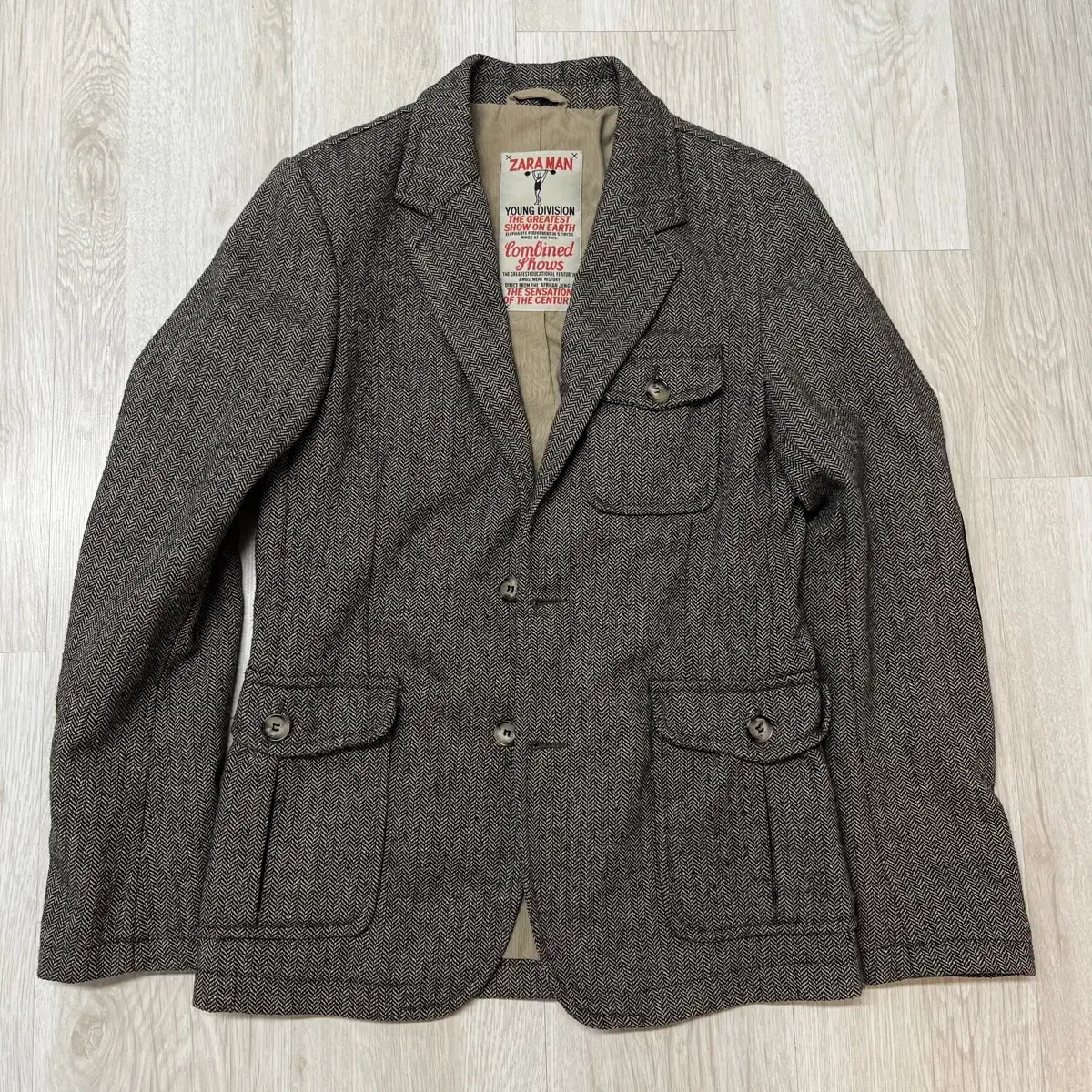 Zara Men's Wool Jacket size S