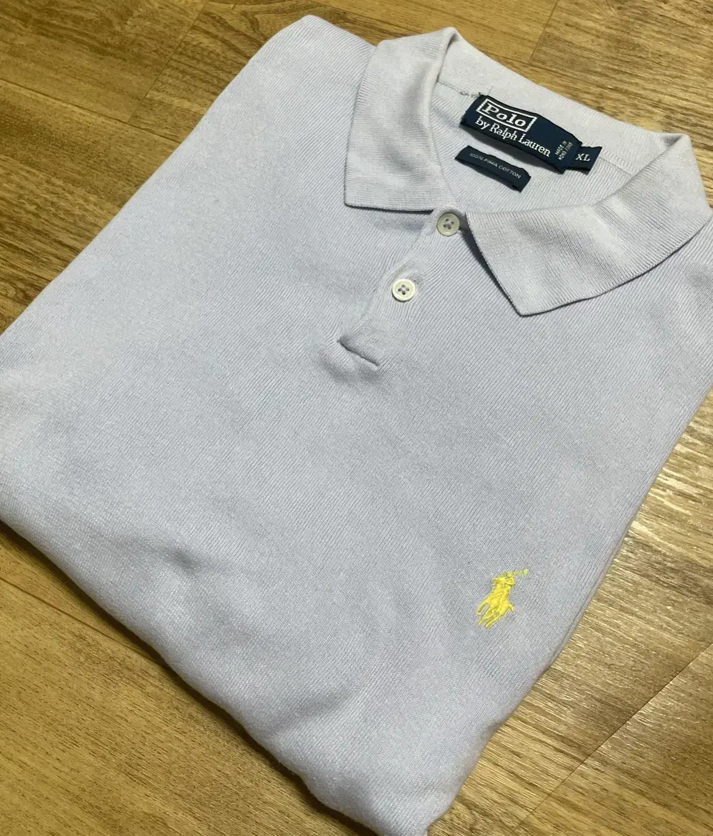 폴로 카라티, 소라색 연하늘색 L-XL