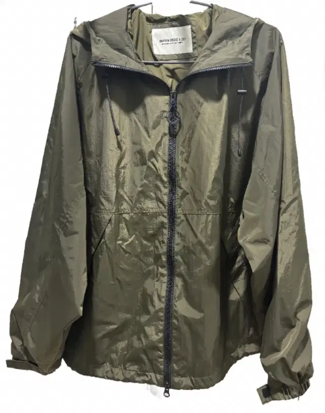 유니폼 브릿지 hooded shell parka olive(바람막이) L