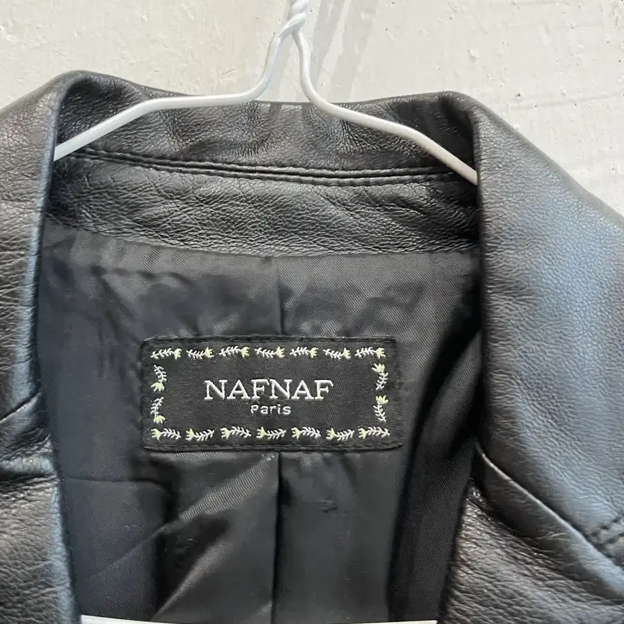 NAFNAF PARIS 양가죽 블레이저 자켓 우먼즈 블랙