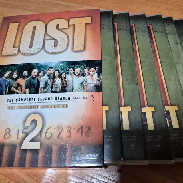 로스트2  lost2 DVD 전 시리즈 6개 새상태 급처