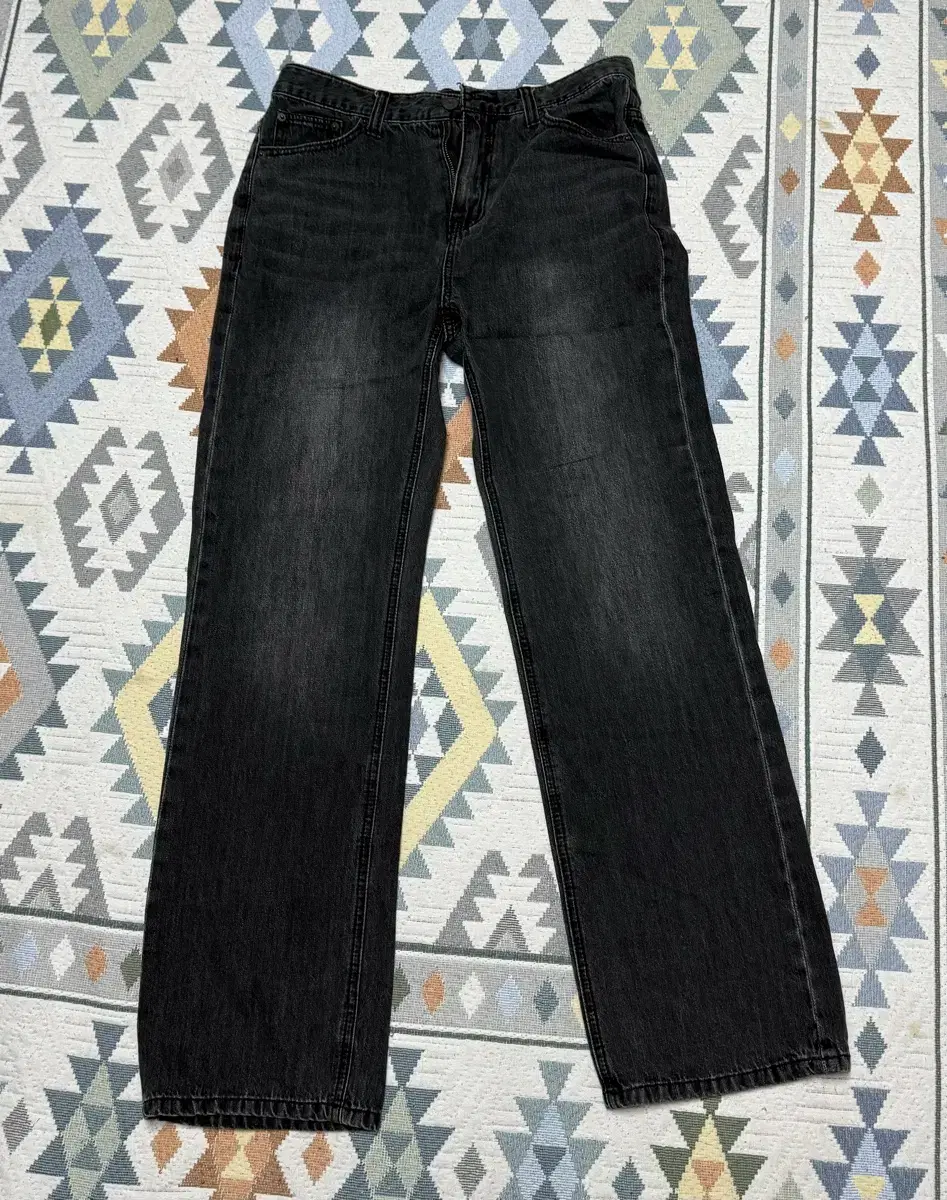 Phatalism Black-washed Wide-Fit Pants #0999 46