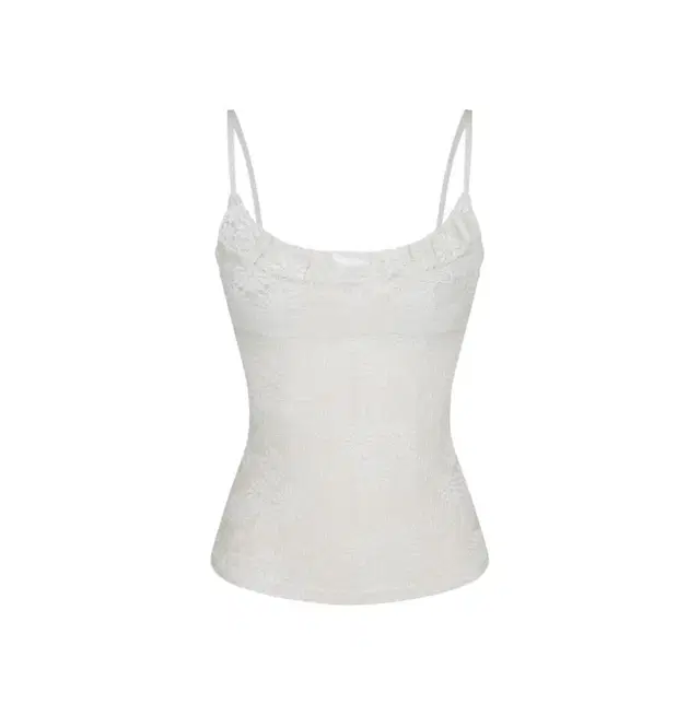 카시코 Lace Seethrough Top Ivory 레이스나시