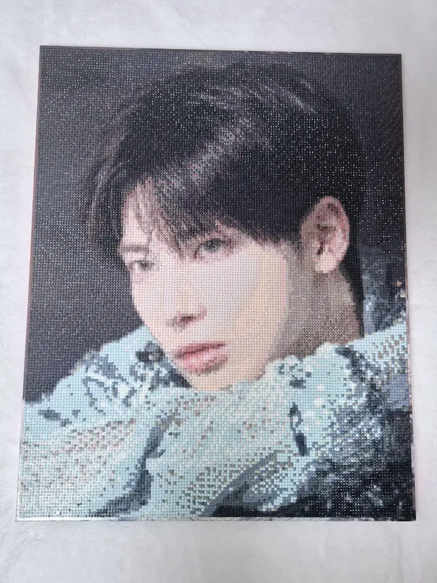 Tomorrow x together taehyun jeweled cross stitch 50x40 (length x width)