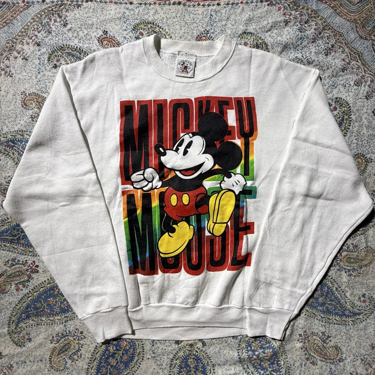 90s Mickey Mouse Sweatshirt Man to Man 100 95 M L