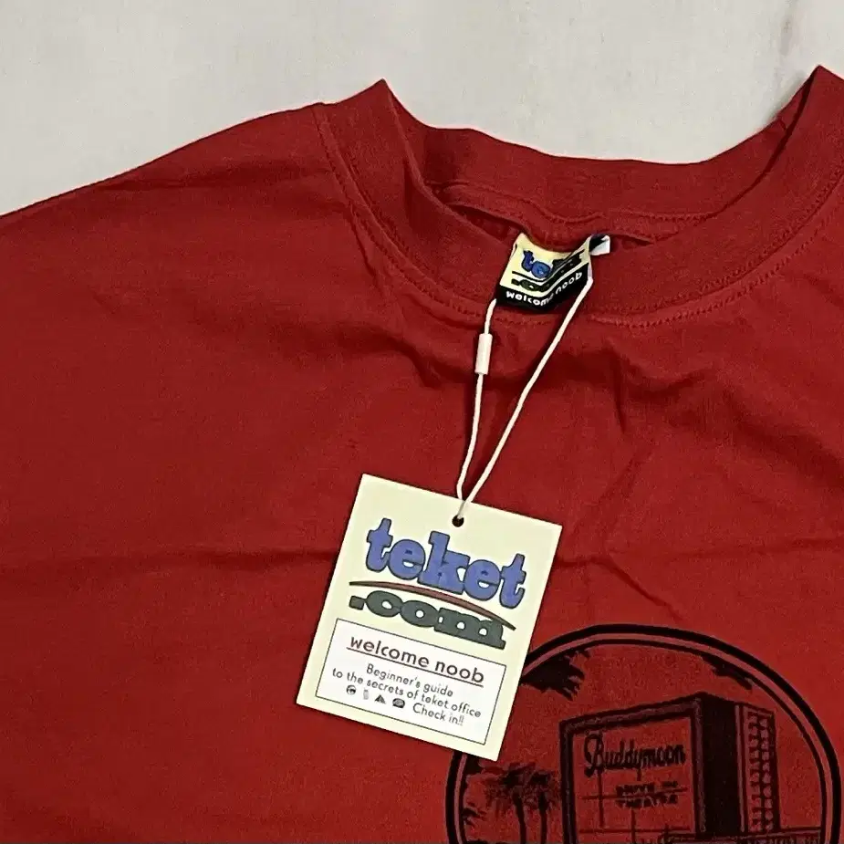 테켓 BUDDY MOON TEE RED