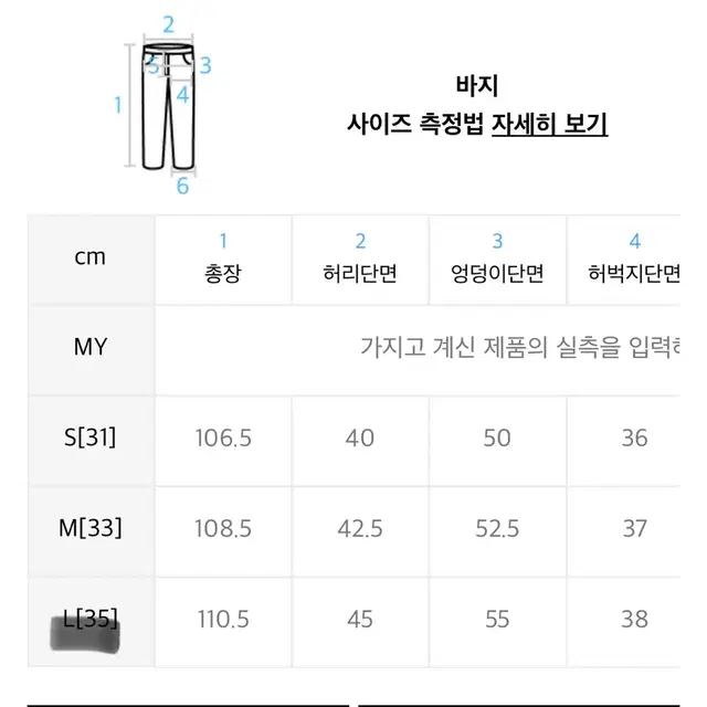 [새상품]노메뉴얼 투톤 데님팬츠 L