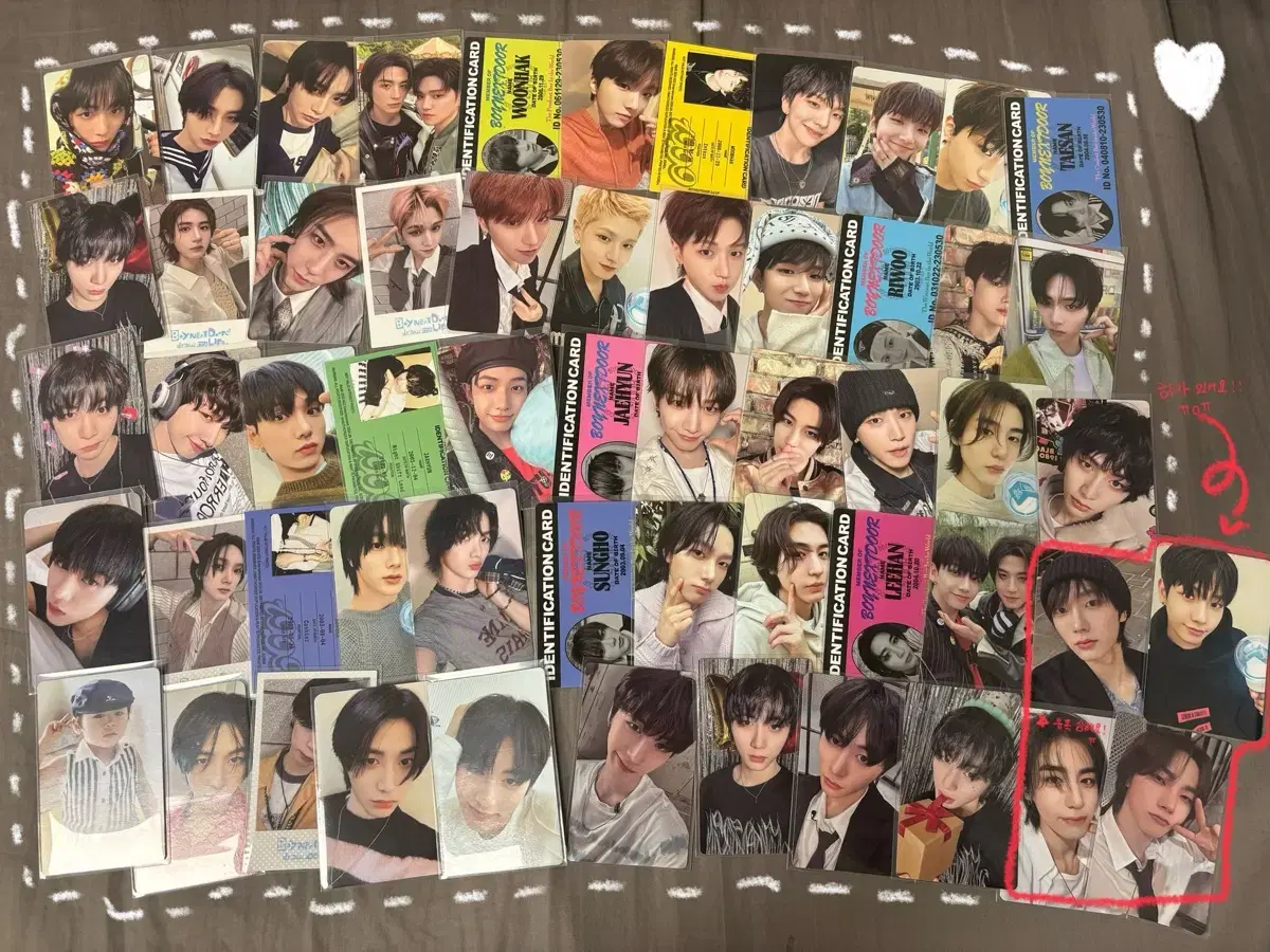 Distribution price) boynextdoor photocard bulk wts sungho riwoo jaehyun taesan leehan Woonhak