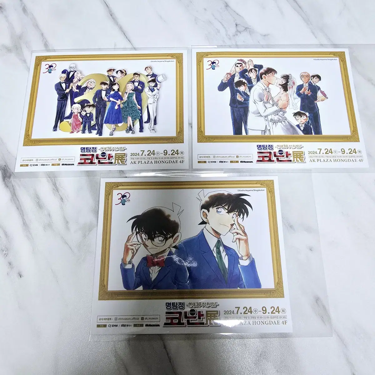 2 tickets to the Detective Conan 30th Anniversary Exhibition pre-order benefit 