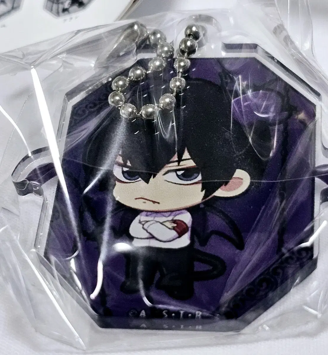 Kahiri Tutor Hitman Ribbon Gacha SD Acrylic keyring Hibari Unsealed