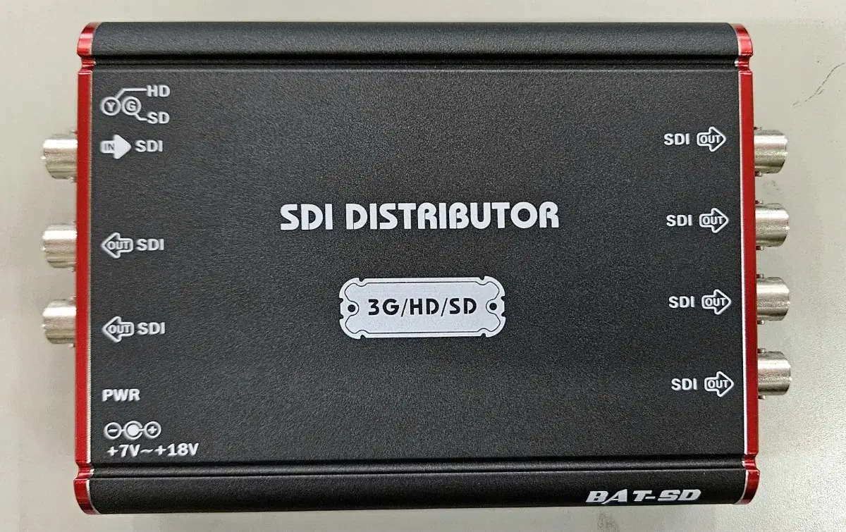 루먼텍 BAT-SD 컨버터 1:6 6채널 분배기 distributor