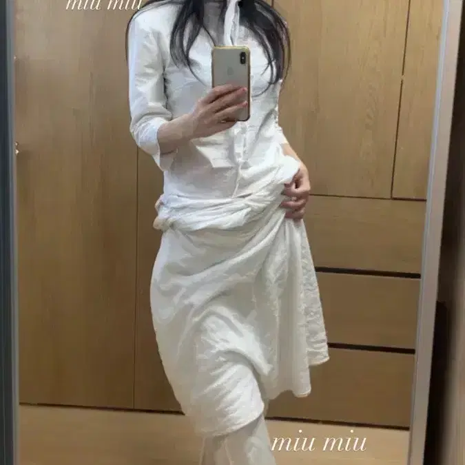 추천,세탁완료) [직수입] RARE 빈티지 miu miu 코튼 블라우스