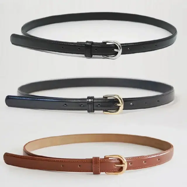 링서울 20mm eco leather belt - [silver]