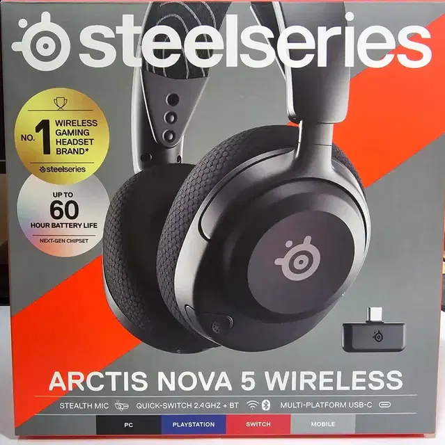 인천 직거래 스틸 시리즈 Arctis Nova5 Wireless 팝니다.