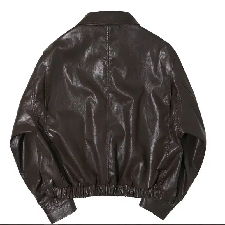 시야쥬 SIOT4075 Leather Bomber Jacket_Brown