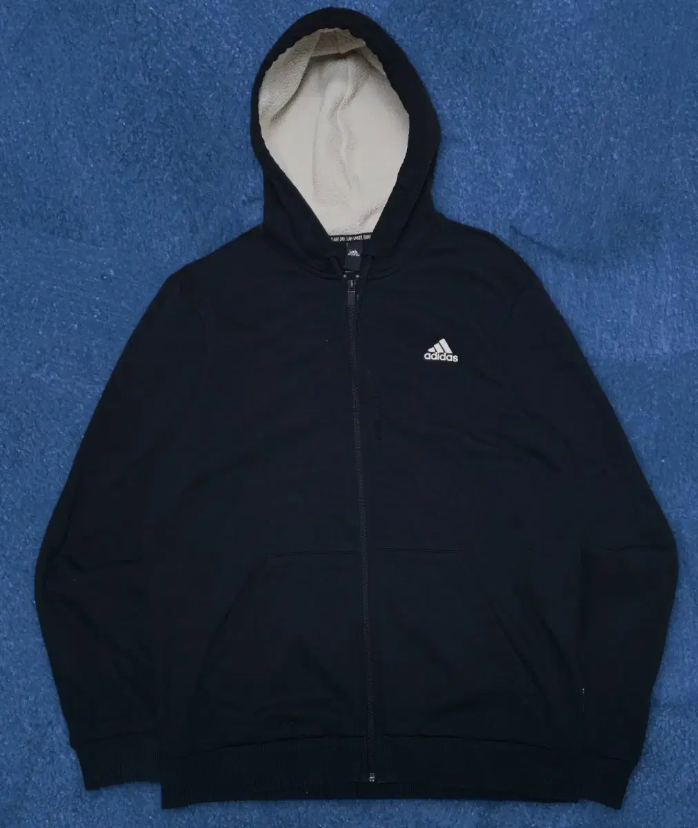 adidas Three-Wire Fleece Hooded Zip-up XL