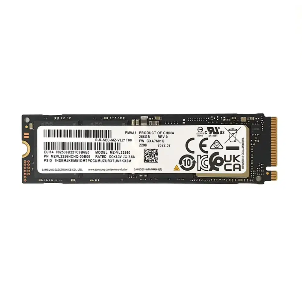 삼성 PM9A1 256GB NVMe SSD