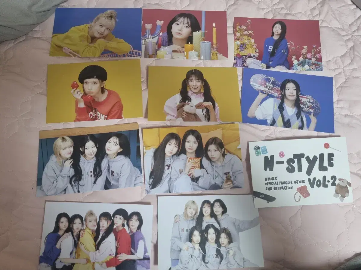 Nmixx Fan Club Season 2 postcards, bookmarks