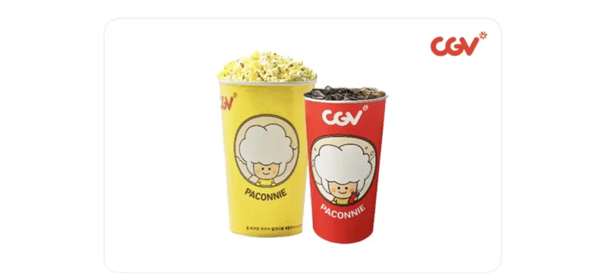 CGV 스몰세트 탄산m + 음료m  3800