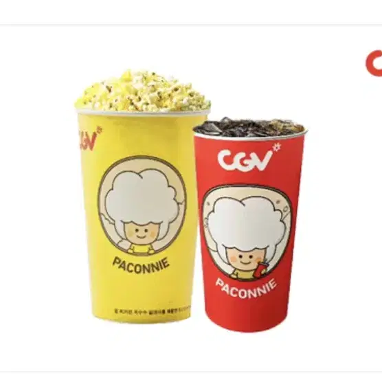 CGV 스몰세트 탄산m + 음료m  3800