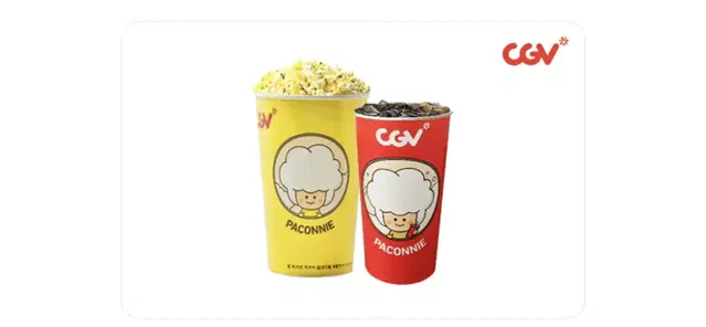 CGV 스몰세트 탄산m + 음료m  3800