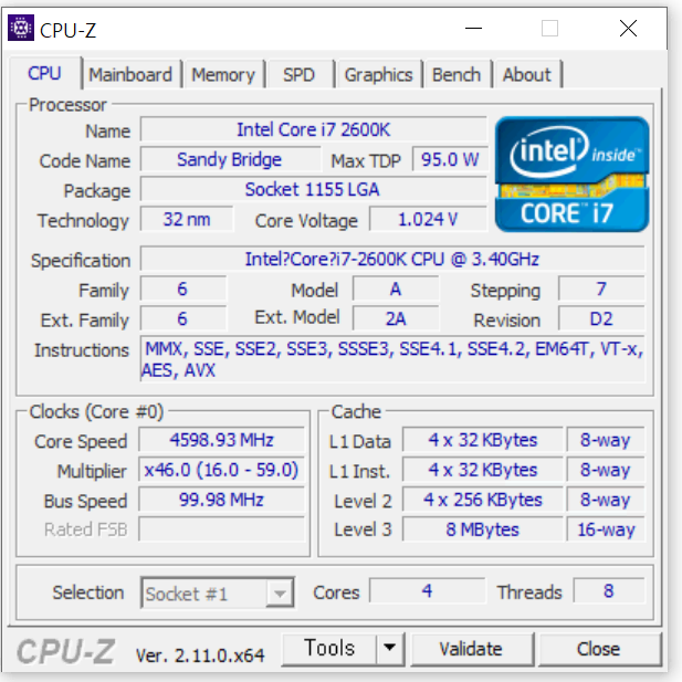 i7 2600k