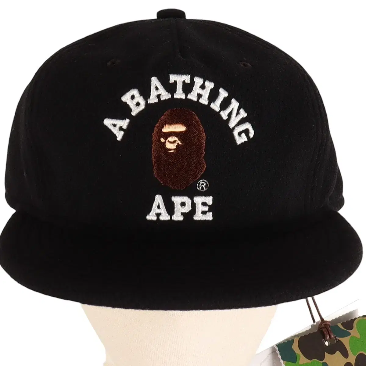 베이프 A BATHING APE 칼리지 울 캡 모자