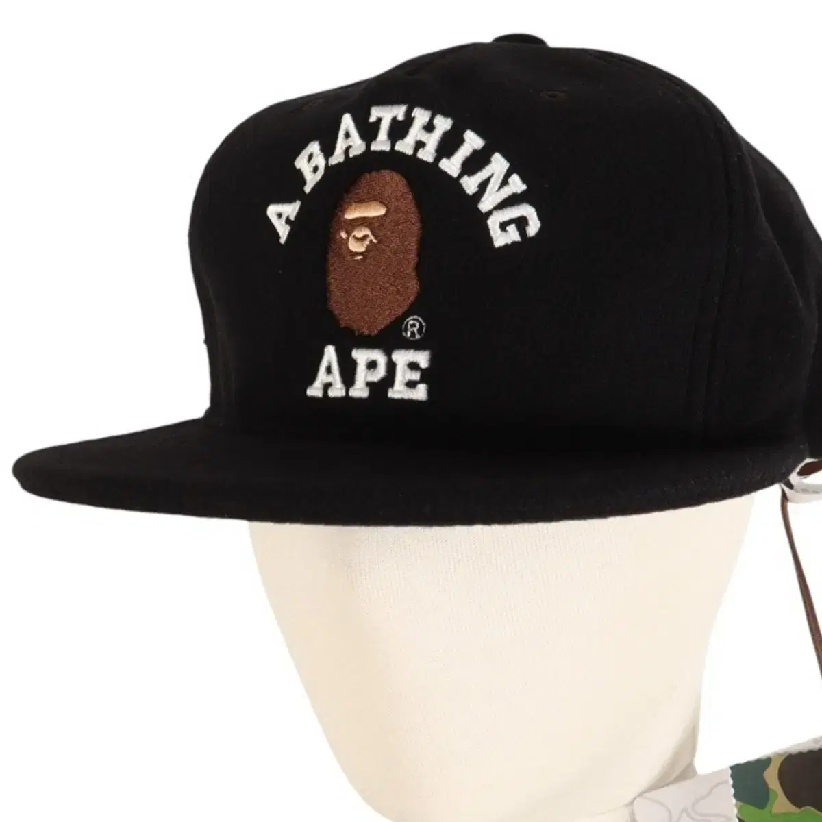 베이프 A BATHING APE 칼리지 울 캡 모자