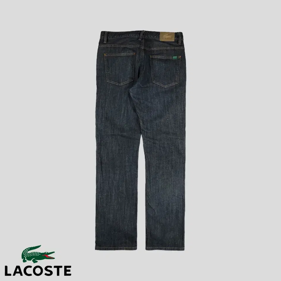 Lacoste Jin Blue-washed Slim Straight Fit Jeans Denim Pants 32