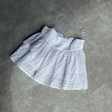 CECILIE BAHNSEN (세실리 반센) 러플 디테일 탑