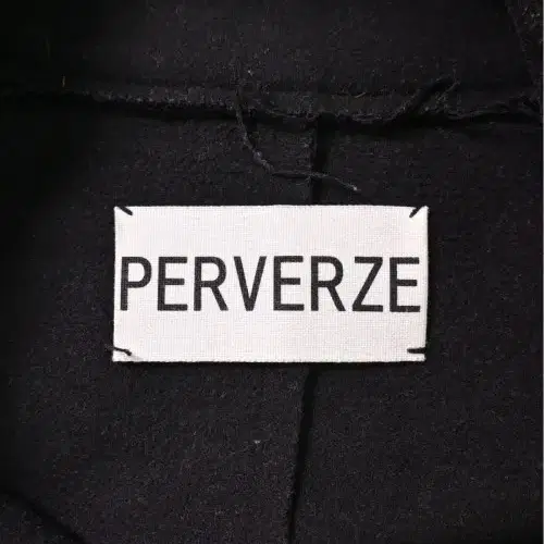 [F] PERVERZE 퍼버즈 그런지 크러쉬 디테일 코트