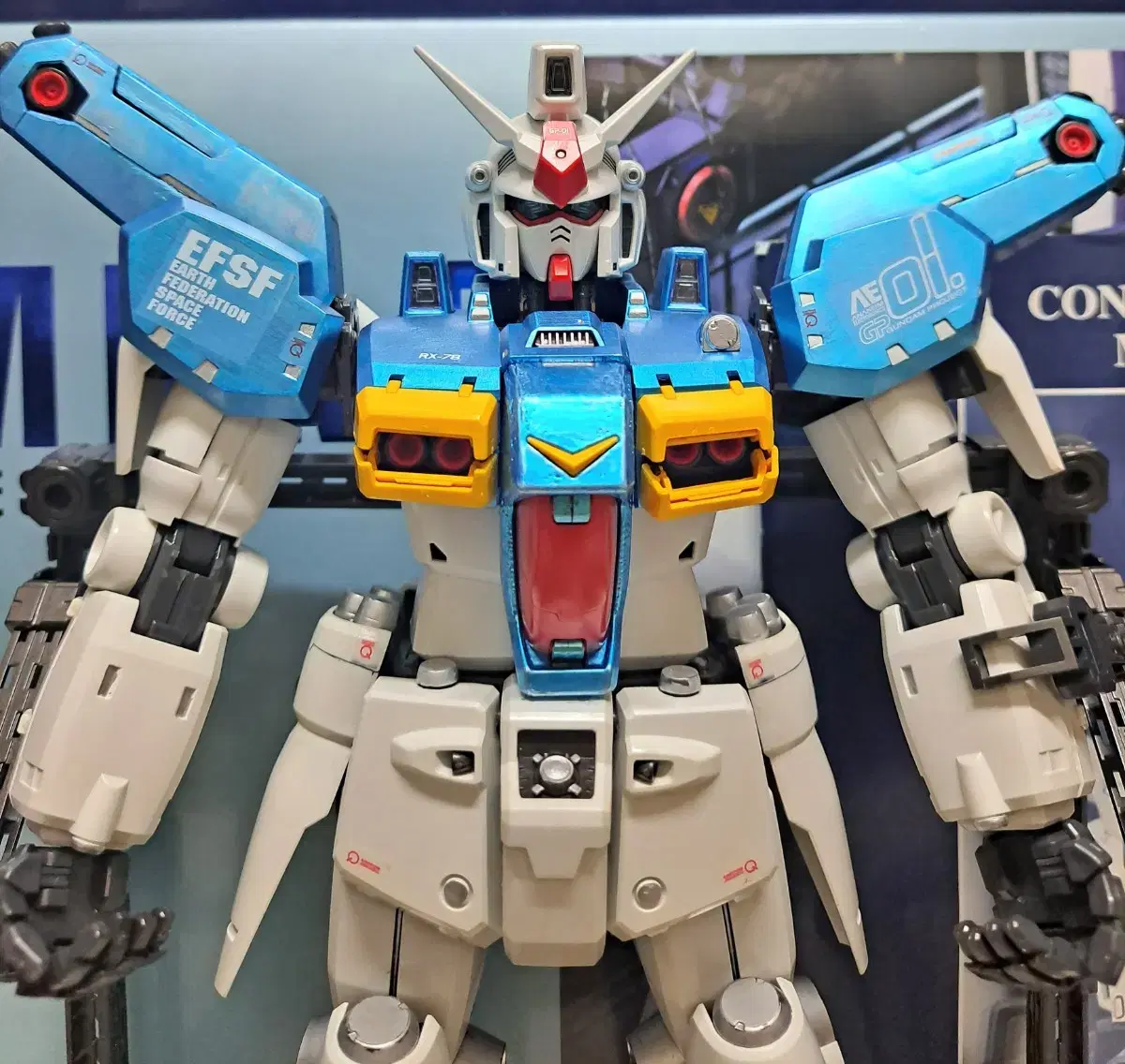 PG GP01 재피 풀버니언 건담 도색작!!!