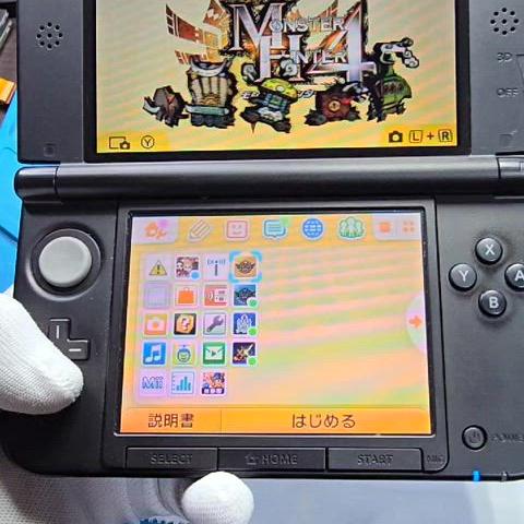 닌텐도 3dsxl 3dsll 일판 일본판 블루 확장슬라이드패드 몬헌4종