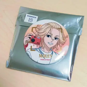 마이키 도쿄 리벤저스해피니스 캔배지 카메라 산책 금박 캔배지