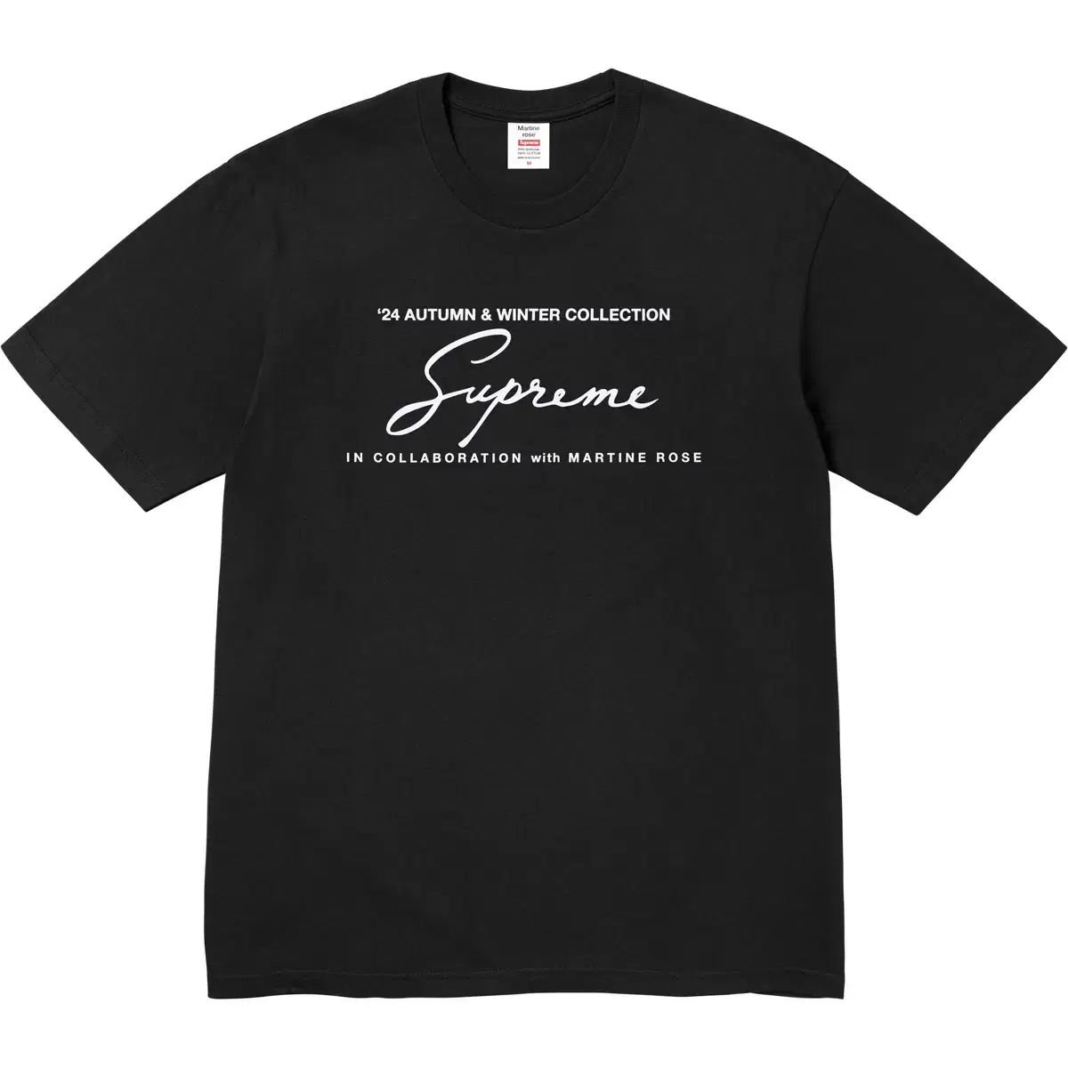 XXL Supreme Martin Rose T-Shirt Black